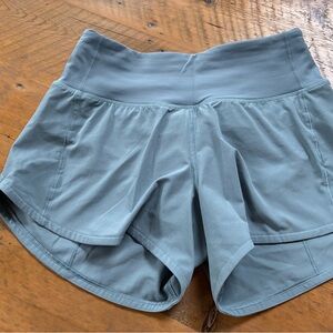 lululemon athletica Slate Blue Athletic Shorts